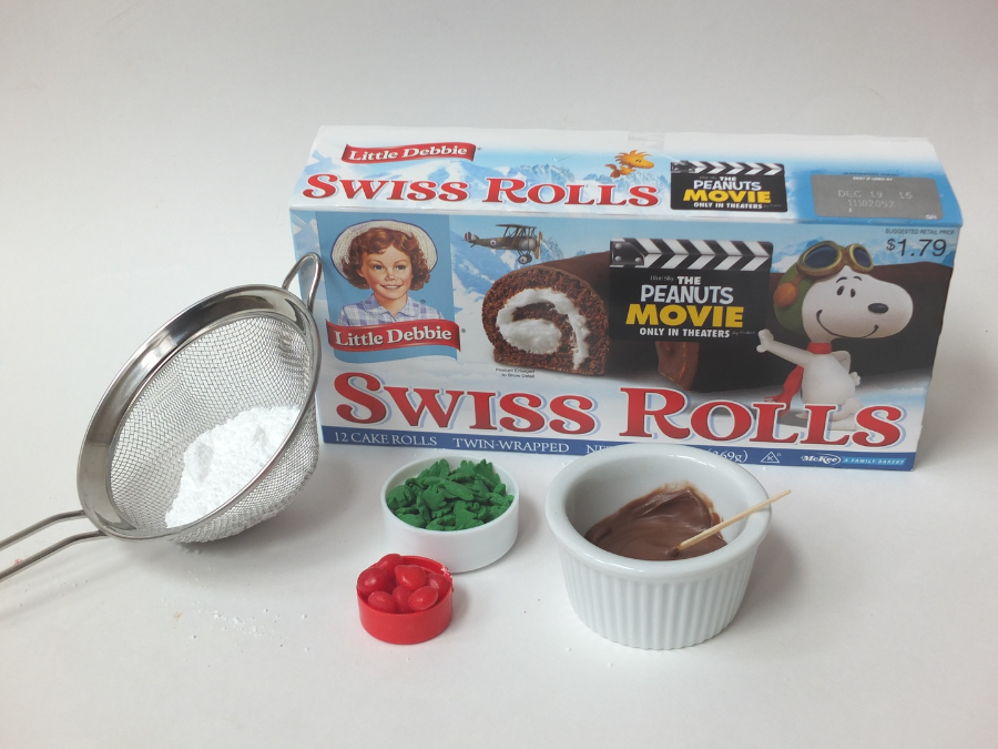 Cute Mini Yule Logs (Swiss Roll Cakes) - Sugar and Soul
