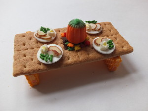 Teeny Tiny Turkey Table - Thanksgiving Dessert Ideas - Kids Treats