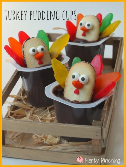 TURKEY PUDDING CUPS - Party Pinching