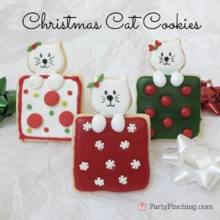 christmas cat cookies