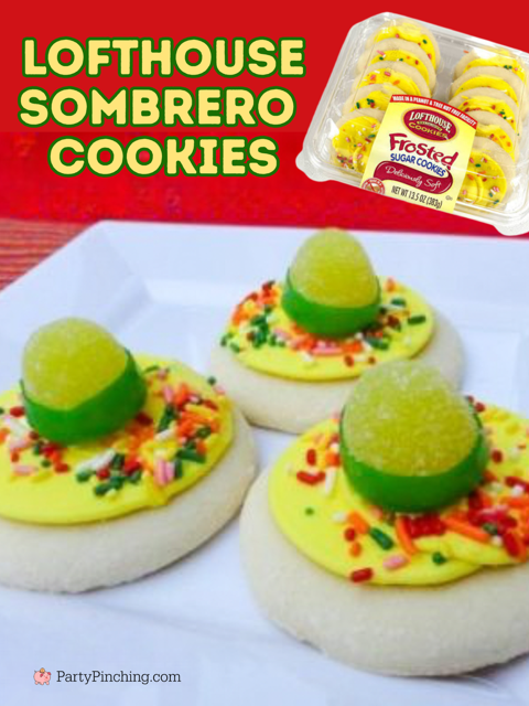 lofthouse sombrero cookies easy best Cinco de Mayo fiesta cookies fun and easy to make for kids