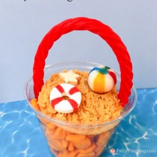 beach pail snack easy fun summer snack for kids to make fun beach party theme snack, best easy summer recipe snacks for kids
