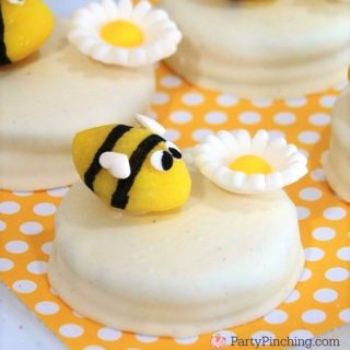 lemon drop bee oreo cookie easy to make no bake cookies for spring