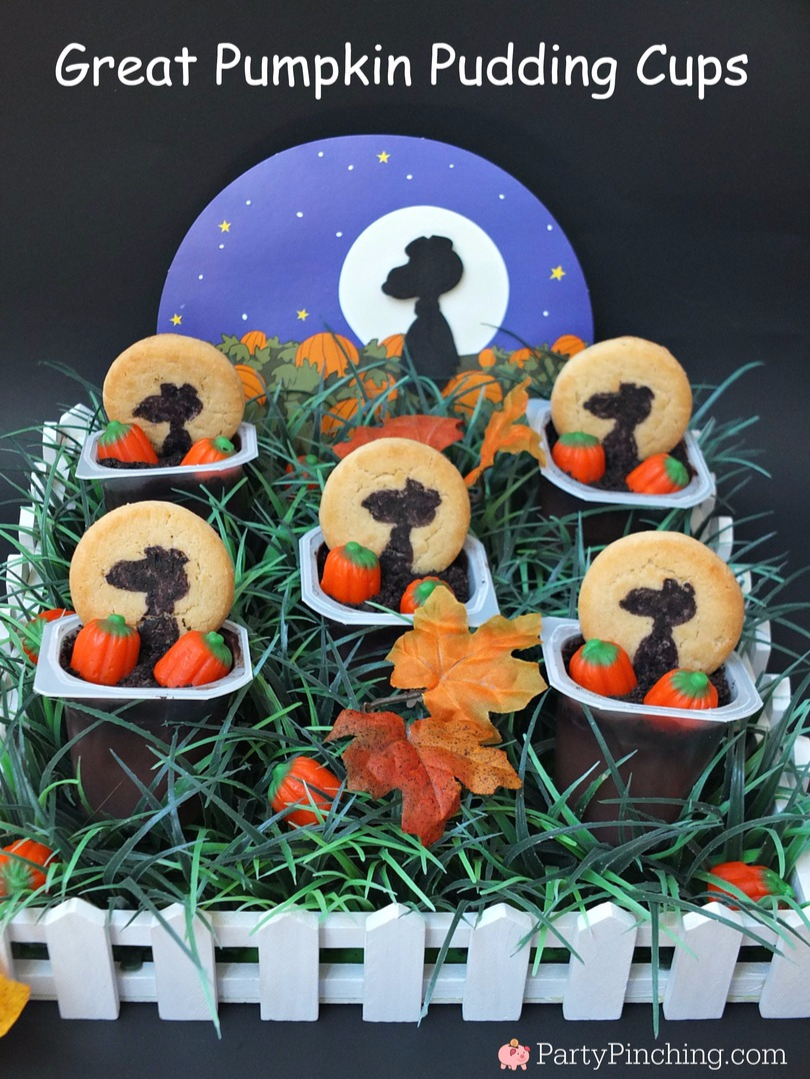 Pumpkin Pudding Cups - Halloween Store Bought Treats - Easy