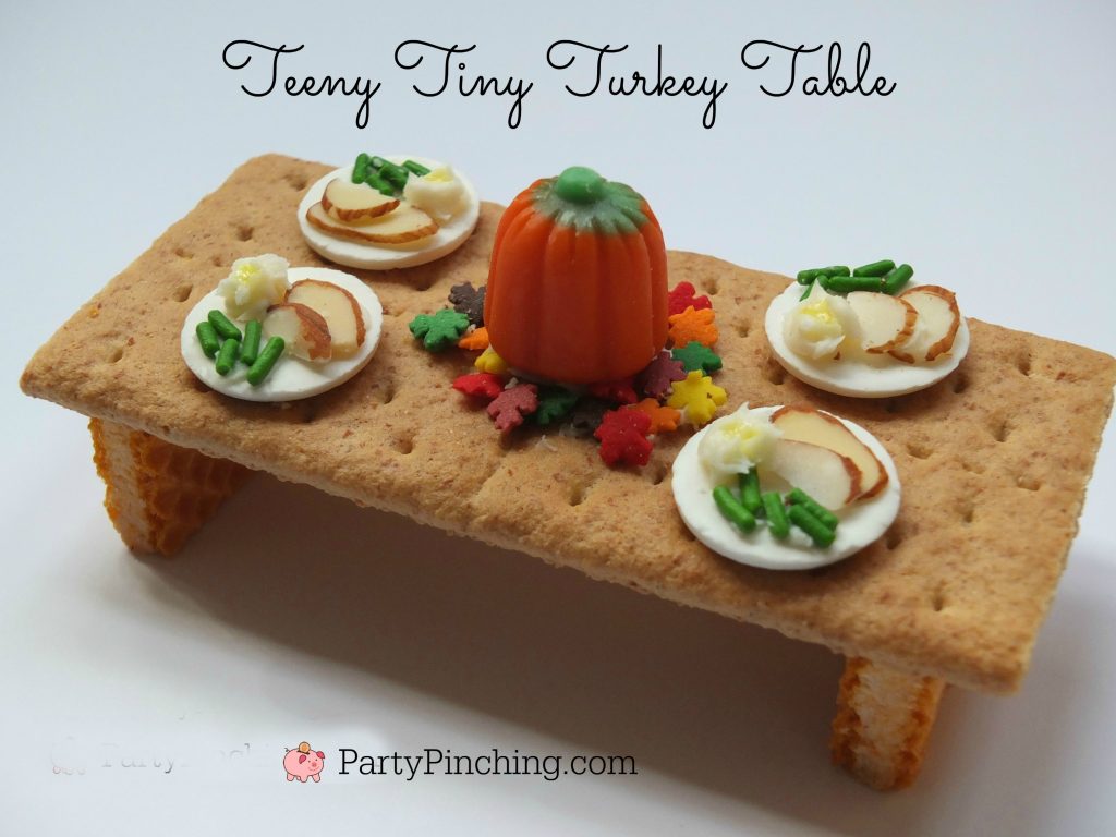 Teeny Tiny Turkey Table - Thanksgiving Dessert Ideas ...