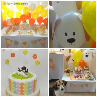 Dog party ideas, party for dogs, puppy party, pupcakes, dog theme food party, fun food for kids, cute food, dog food, cute dog biscuits treats, Beagle Freedom Project