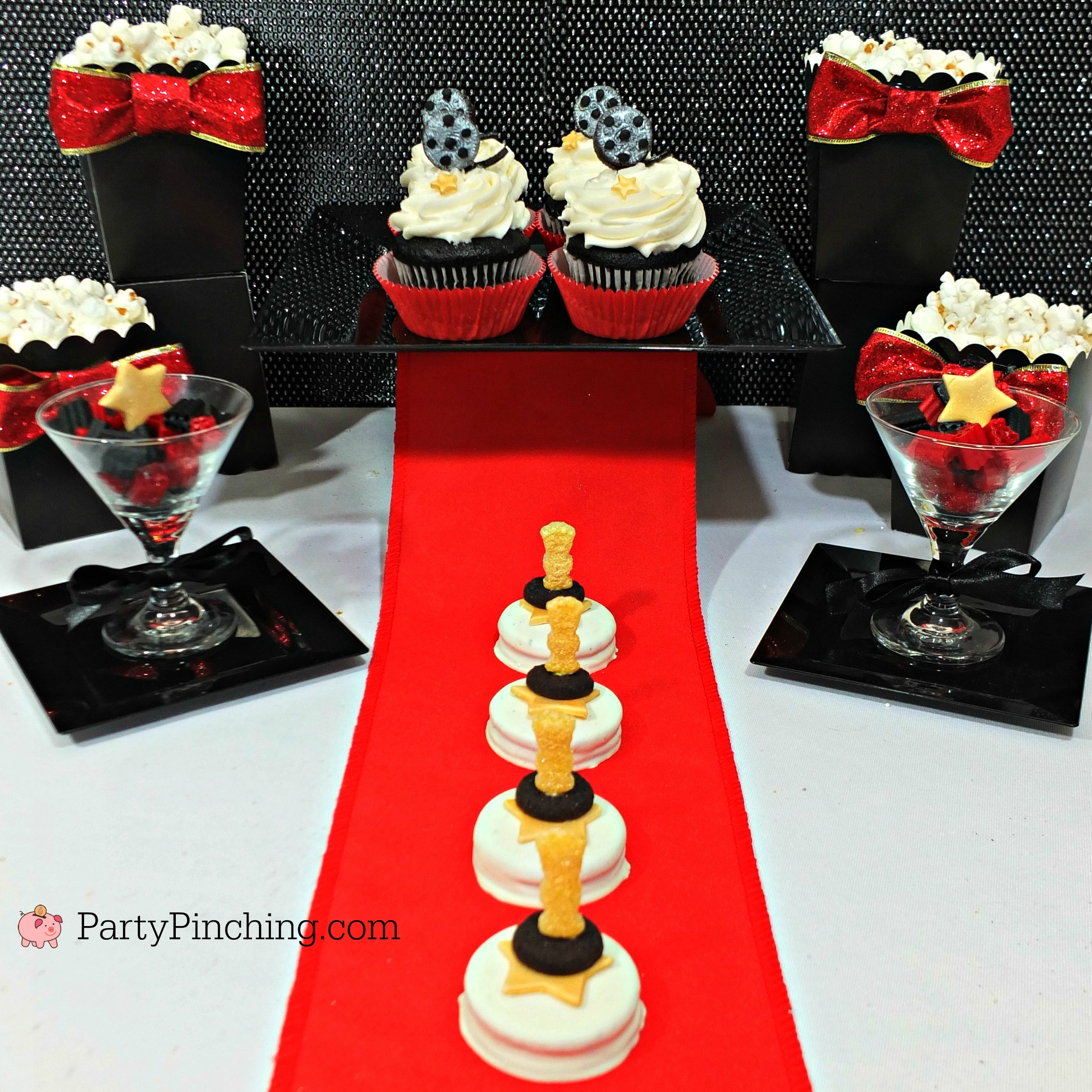 Oscar party, best academy award movie food recipes, best movie desserts