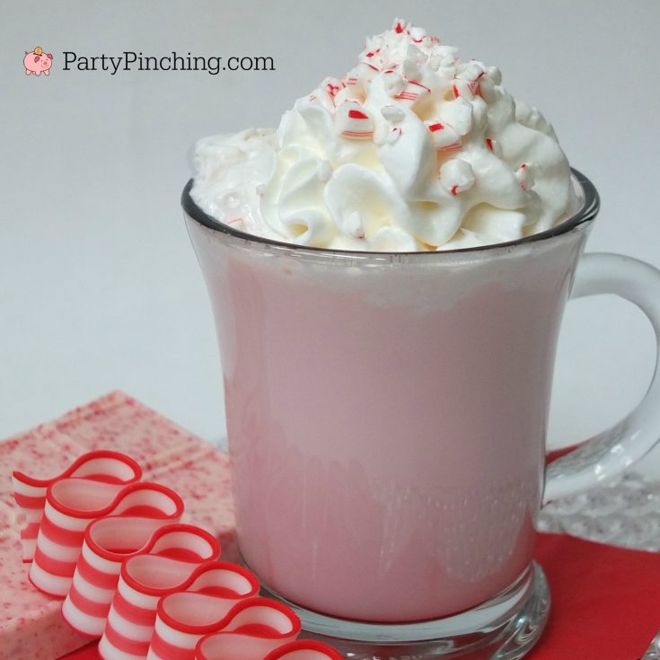 easy peppermint white hot chocolate recipe, best hot chocolate recipe ideas, christmas hot chocolate