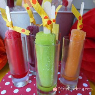 Popsicle, fun food for kids, summer fun food, cool summer food, popsicle party ideas, summer party ideas, pool noodle popsicles