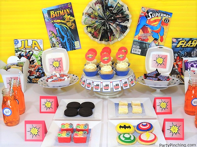 Big Bang Theory Party, big bang theory party ideas, big bang party food, 