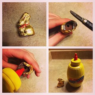 April Fools day food pranks chocolate bunny filled with mustard