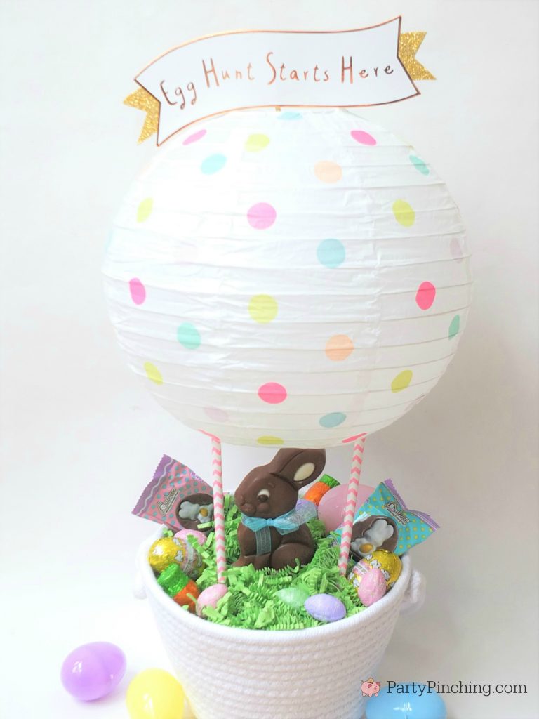 DIY Easter Hot Air Balloon Basket — The Creative Heart Studio