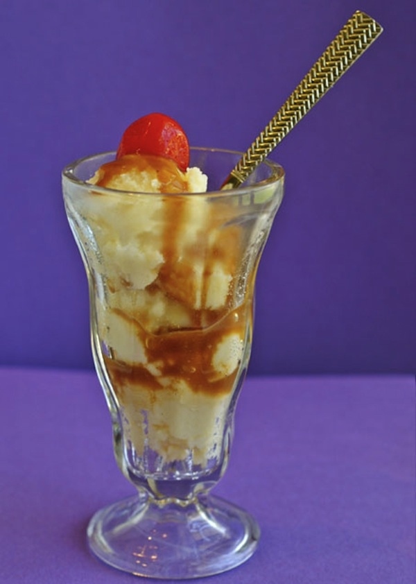 April Fools' day food pranks mashed potatoes and gravy sundae