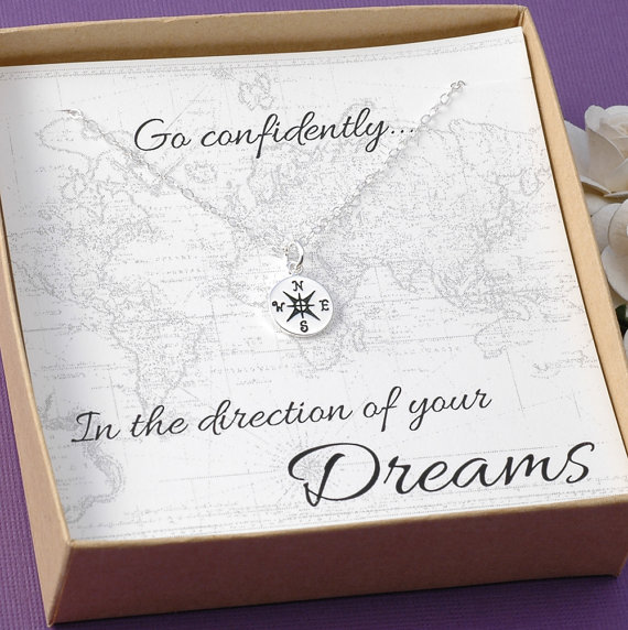 compass necklace for grads, creative gifts for grads, gifts grads love, creative ways to give money, teen gifts, Best Graduation gift ideas, fun and easy DIY graduation grad gifts, thoughtful graduation gift, money origami graduation gifts, money gift cards graduation gift ideas