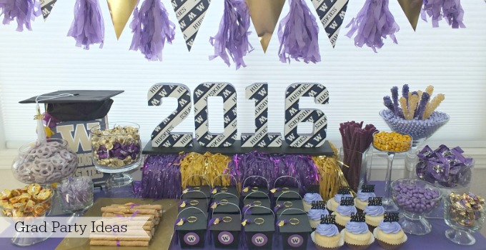 Best Grad party open house decoration food decor dessert ideas