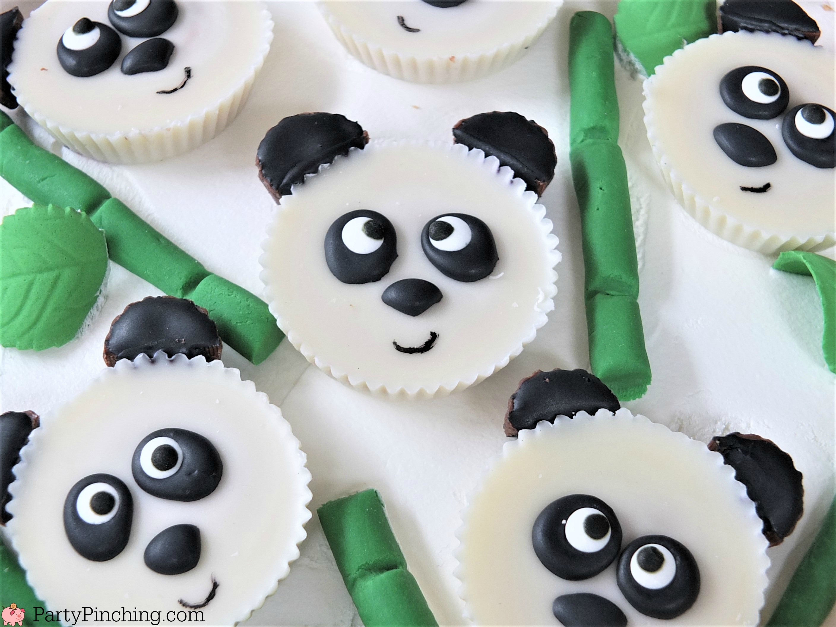 Panda Peanut Butter Cups - Chinese New Year Dessert Ideas 2020