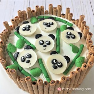 panda peanut butter cup cake best easy reeses peanut butter cup cake recipe panda dessert for Chinese Lunar New Year