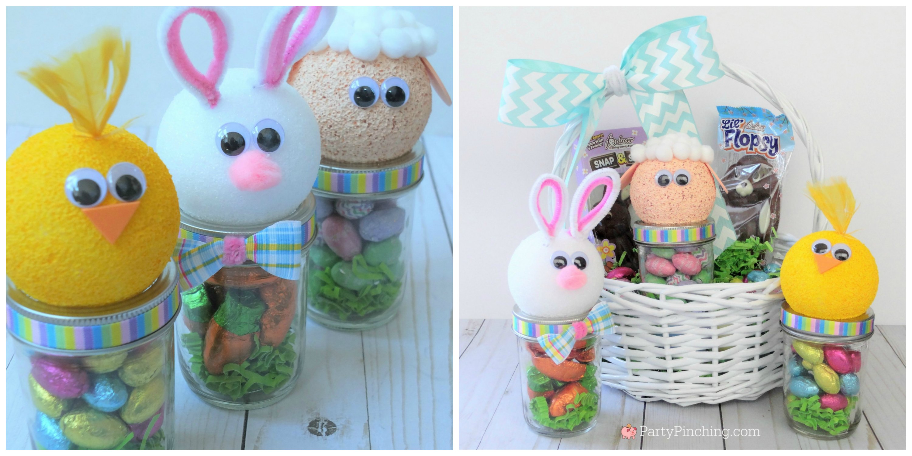 Miniature Candy Jars VERY Small Jars With Cork Tops and Artificial Candy  Easter Decorations Tiered Tray Easter Easter Tray Ideas 