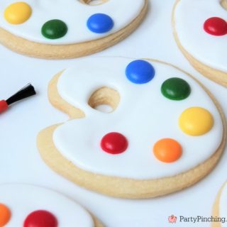 art palette cookie best easy art sugar cookie painting cookie