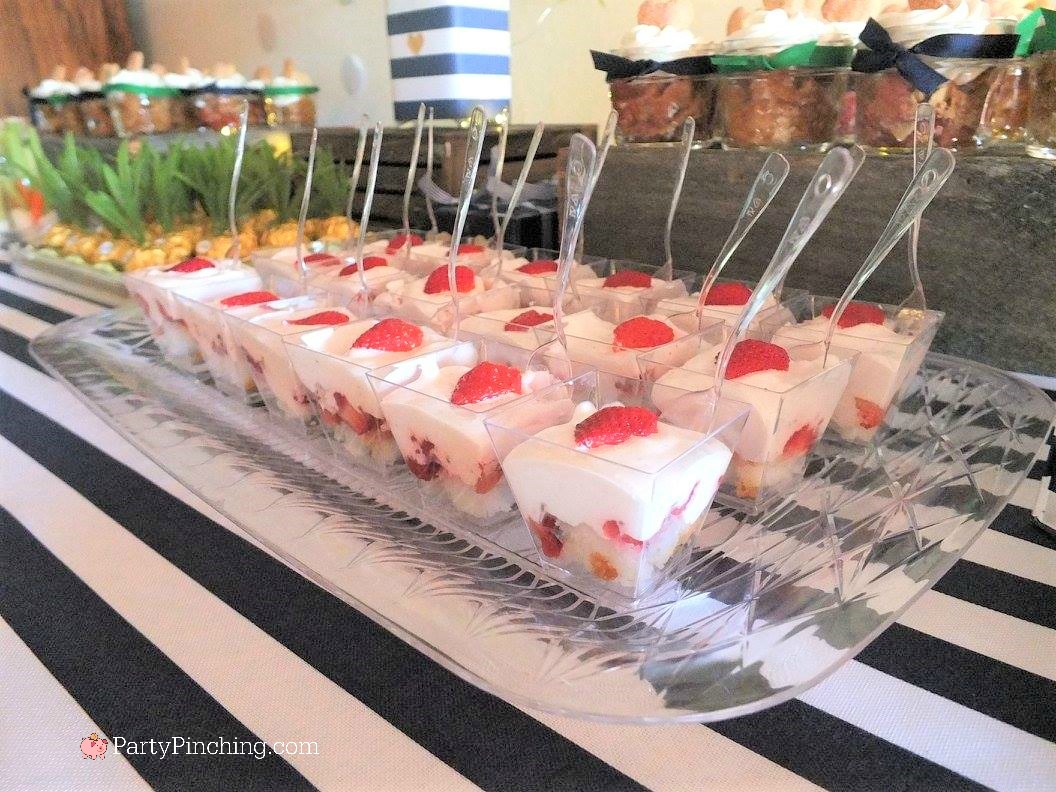 Spring bridal shower ideas on a budget, cute easy finger foods & fun game