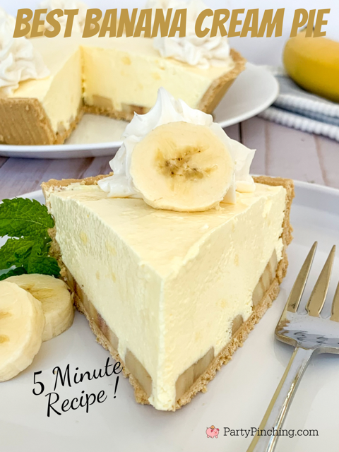 easy best banana cream pie recipe