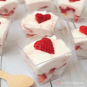 Strawberry Angel dessert, fluffy easy recipe angel food cake