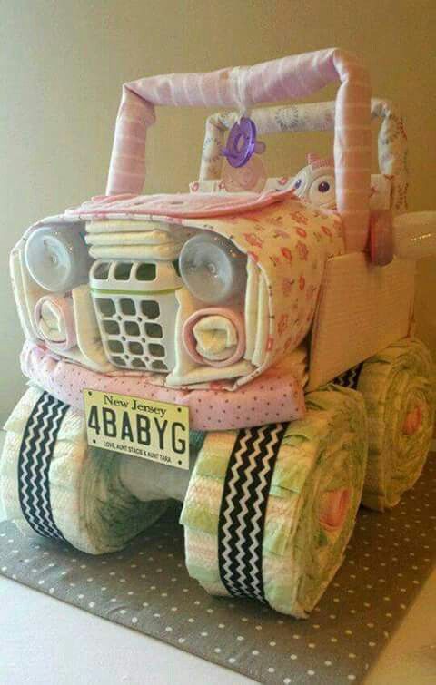 jeep diaper cake, baby shower ideas, cute baby shower, best baby shower ideas, baby shower cake, fun games for baby shower, baby shower food