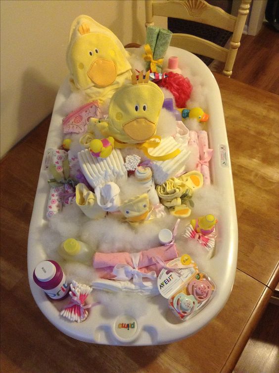 best baby shower gift baby tub filled with gifts, baby shower ideas, cute baby shower, best baby shower ideas, baby shower cake, fun games for baby shower, baby shower food