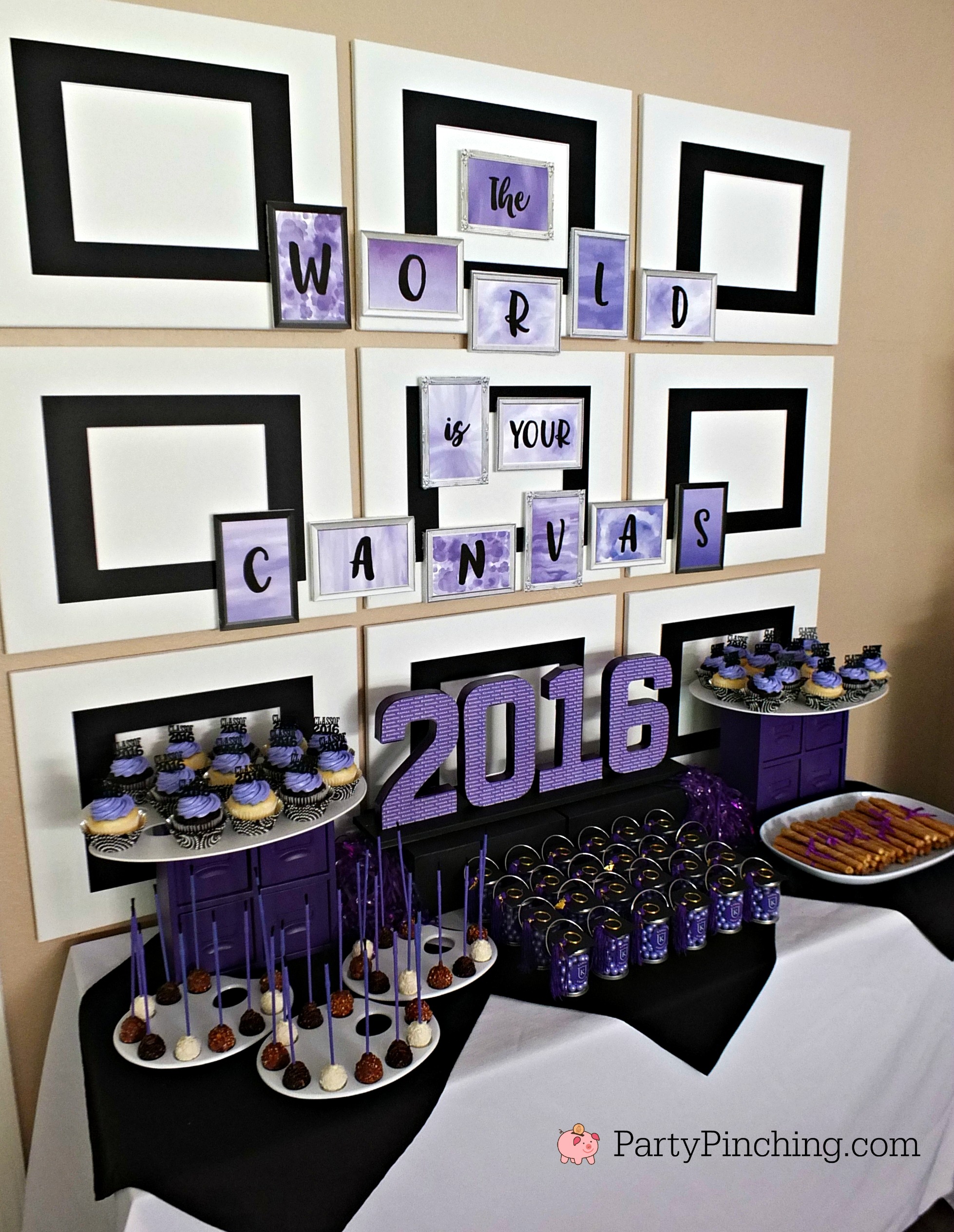 Art Theme Graduation Party - Graduation Party Ideas - Food Recipes