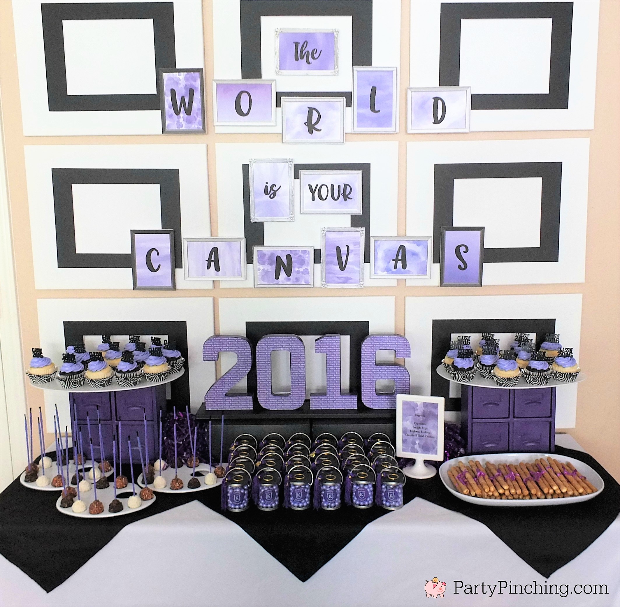 Art Theme Graduation Party - Graduation Party Ideas - Food Recipes