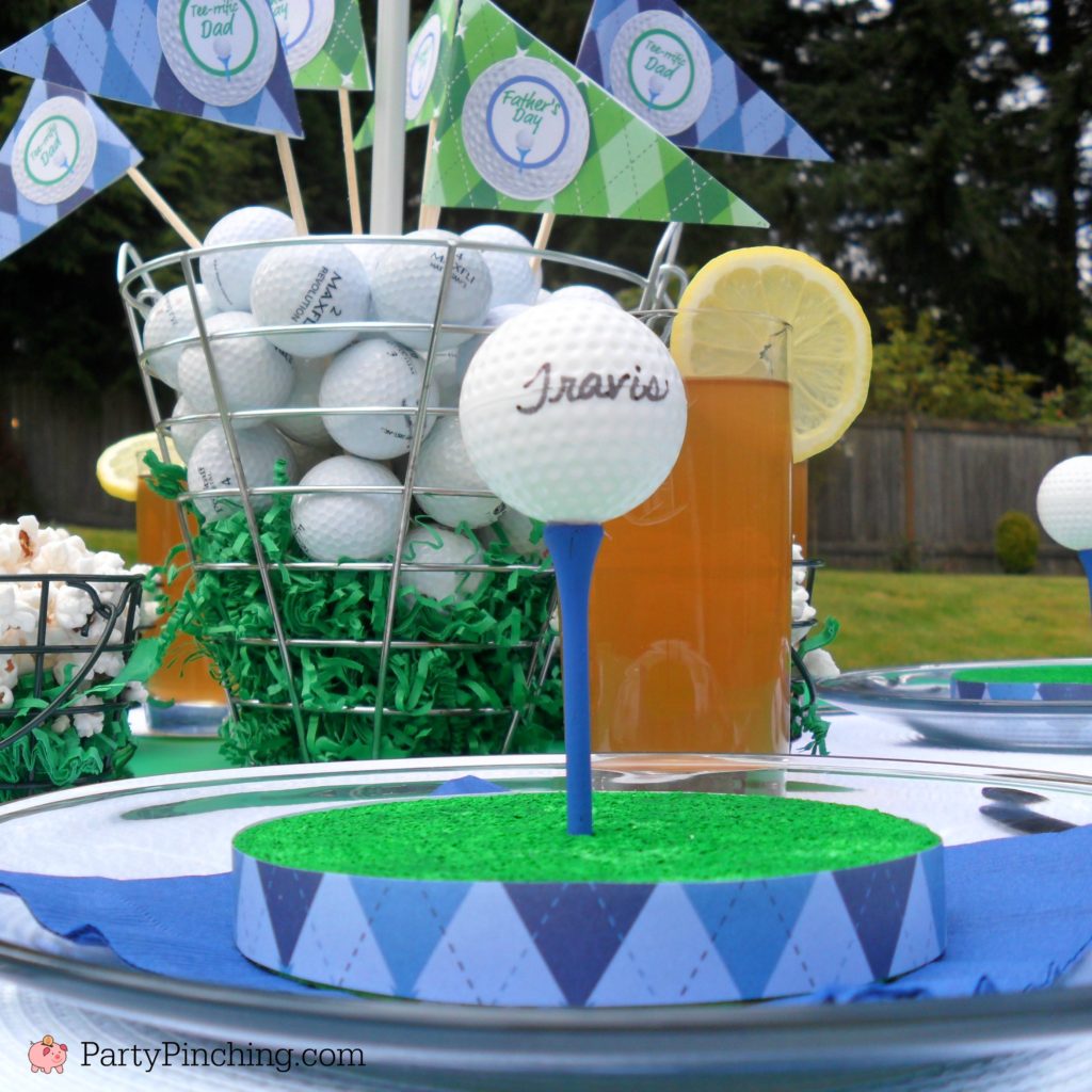 Golf party ideas for a theme birthday or Father's Day