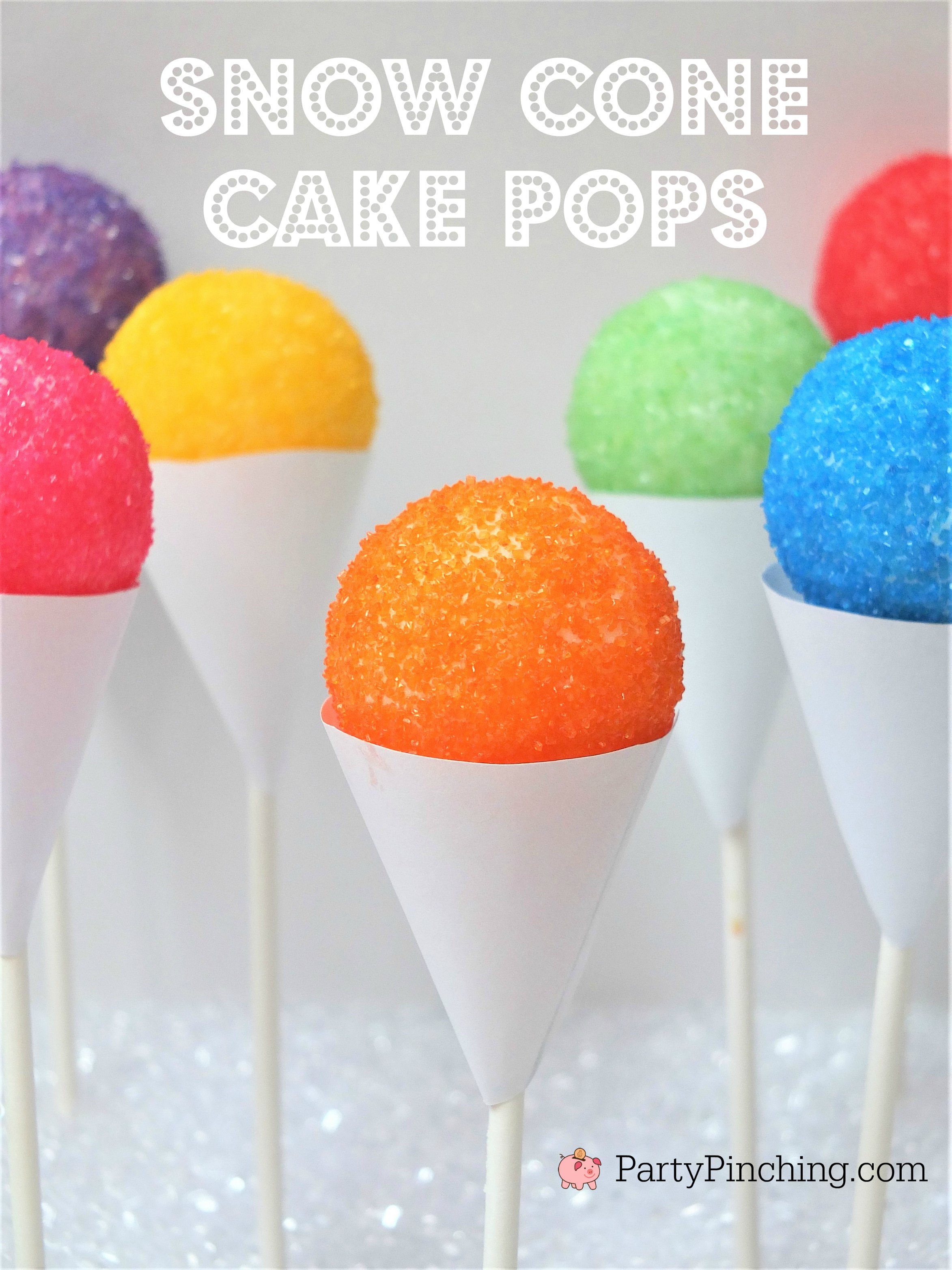 Snow Cone Cake Pops Cute Summer Treat Easy To Make