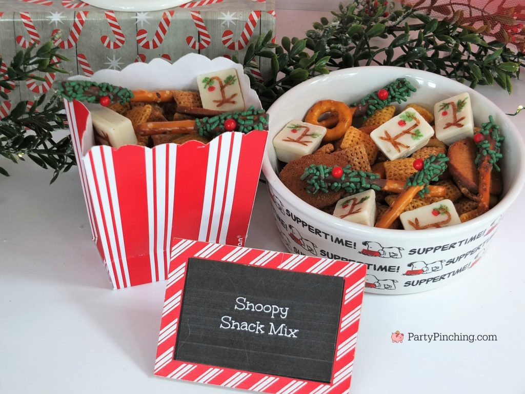 snoopy snack mix, Christmas movie marathon, Christmas movie night party ideas, Rudolph treats, Bumble Abominable snowman donuts, Charlie Brown Christmas movie party, Charlie Brownies, Snoopy snack mix, Frosty popcosrn, Frosty cheese snacks, Grinch party ideas, Buddy the Elf food, Elf beef and cheese, Elf Candy Cane Forest