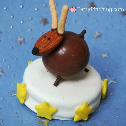 Reindeer Truffles Lindt Lindor truffles cute easy to make