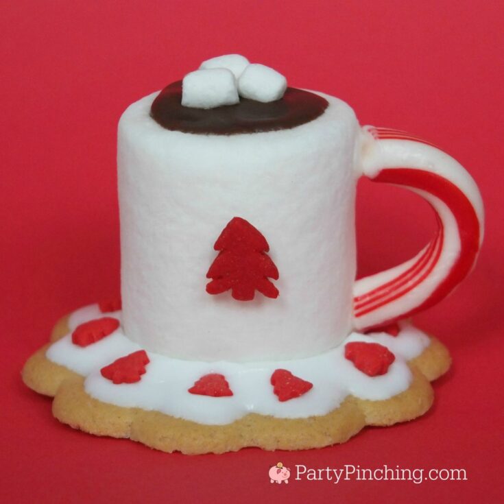 super cute marshmallow hot cocoa cookies