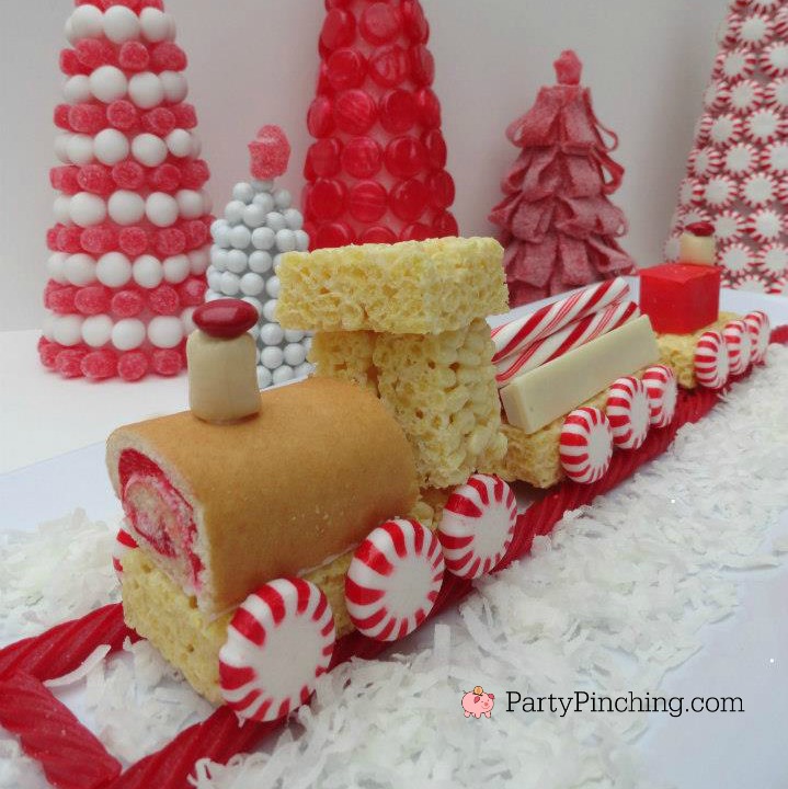 little debbie snack cake christmas train no bake easy to make Christmas treats best easy fun Christmas activity for kids