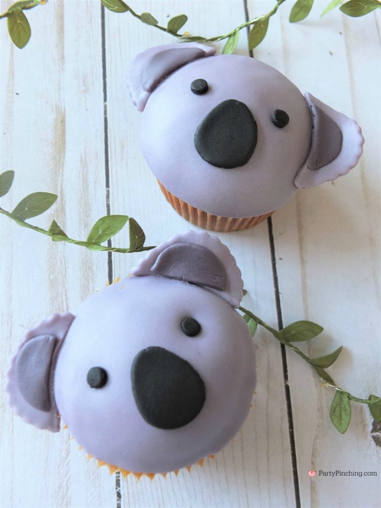 koala cupcakes, easy simple koala cupcake recipe, cute koala cupcakes, best koala cupcakes, Australian day recipe ideas, Best koala cupcake cakes, sweet treats, fun food for kids