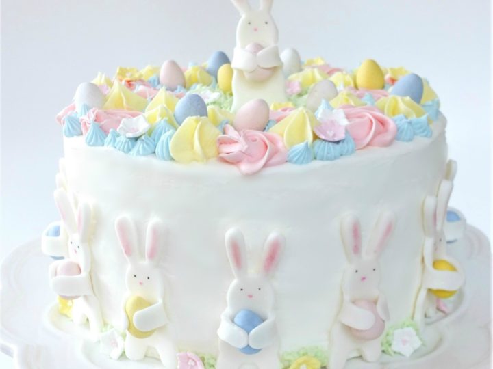 Bunny Birthday Cake | CHELSWEETS - YouTube