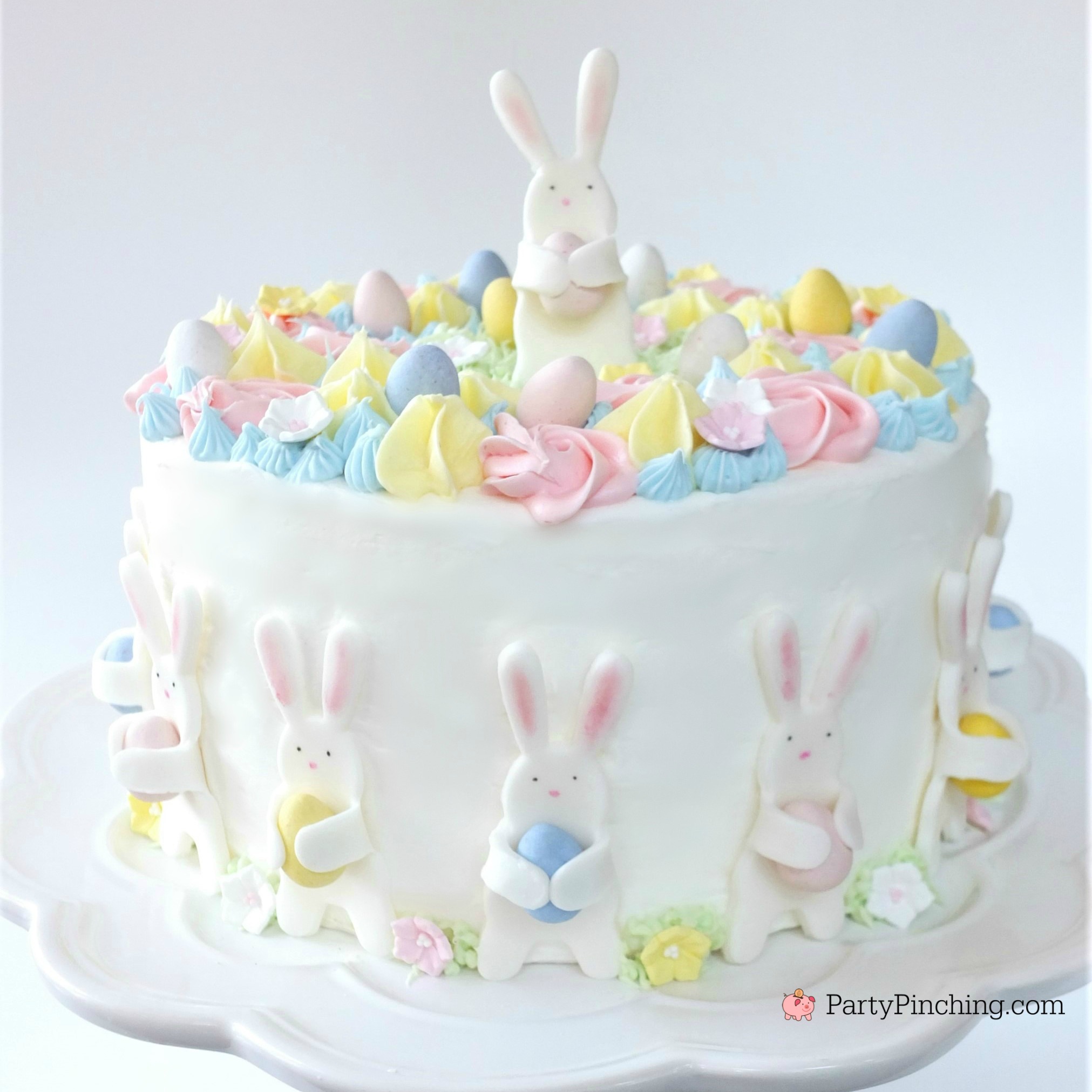 Easter Bunny Cake - Decorated Cake by Maria's - CakesDecor