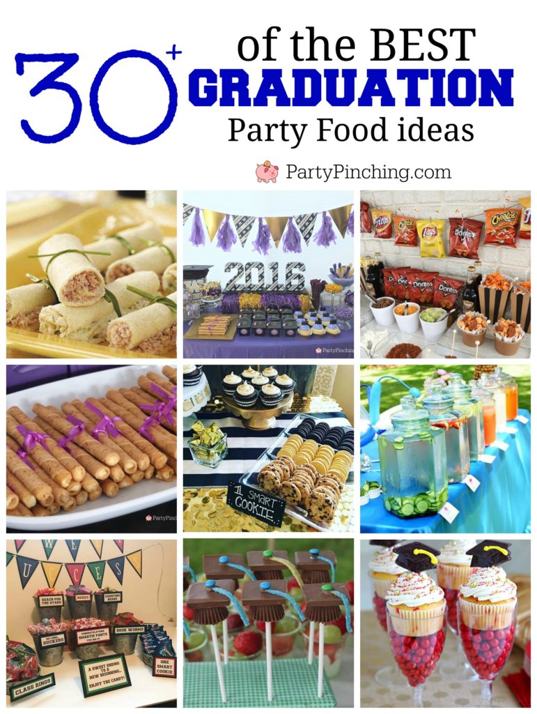 unique graduation party menu ideas