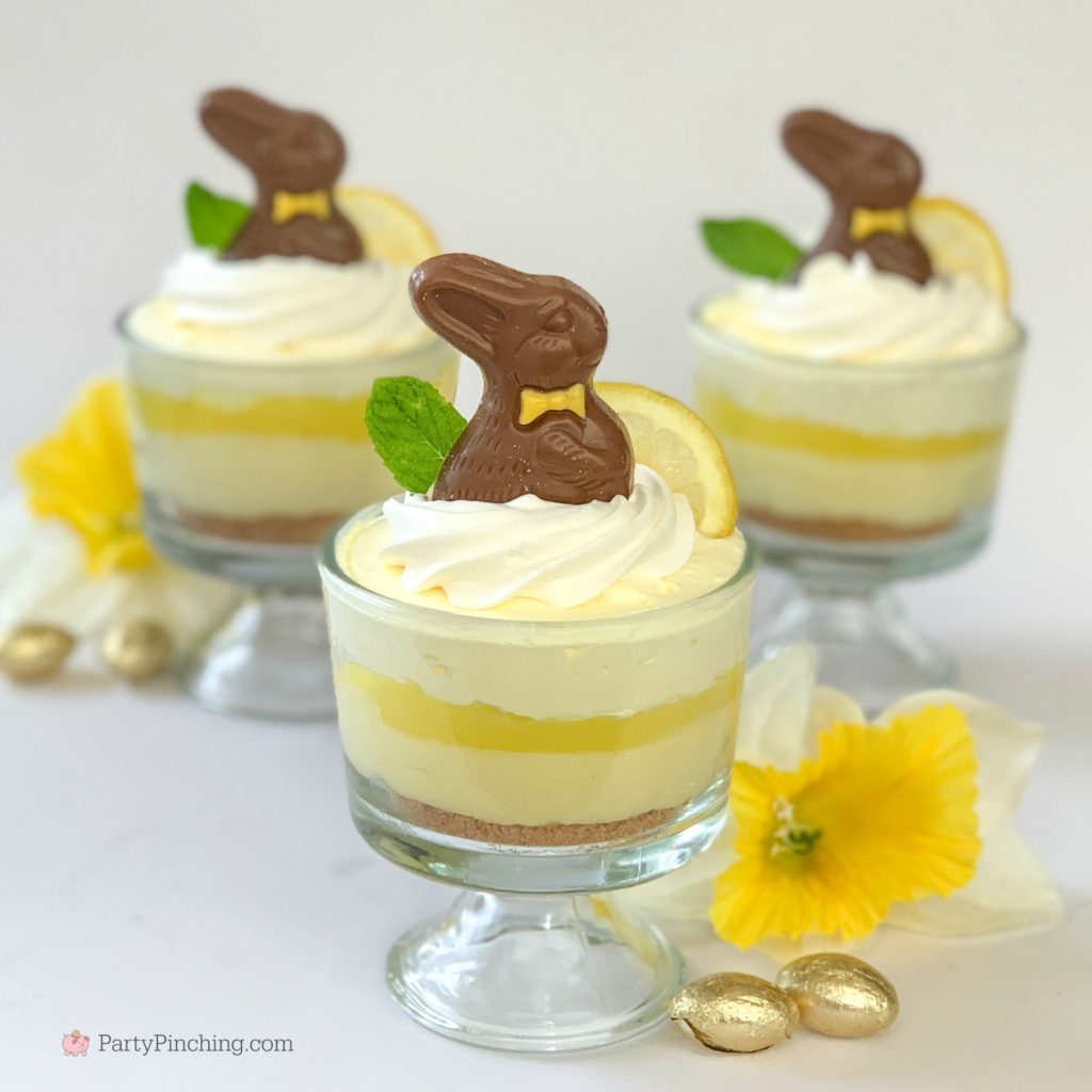 Easter Lemon Cheesecake Parfaits 