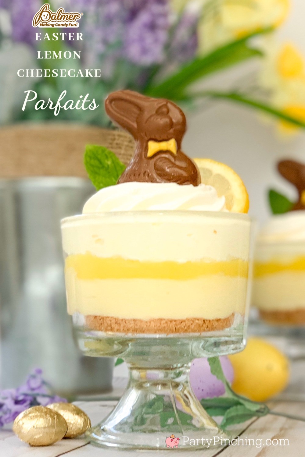 Easter Lemon Cheesecake Parfaits Easter Pudding Desserts 3946