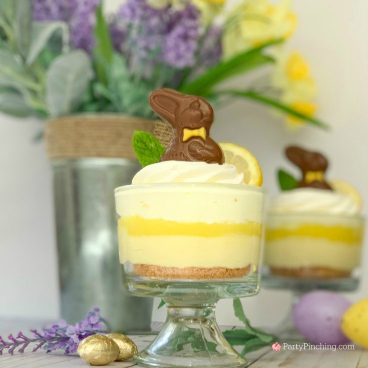 Easter Lemon Cheesecake Parfaits