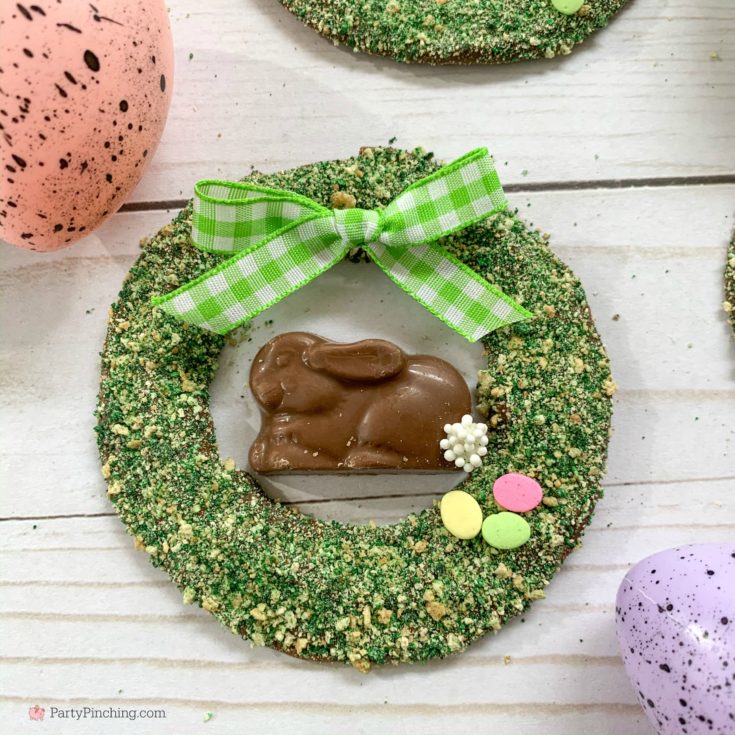 Chocolate Easter Bunny Wreaths