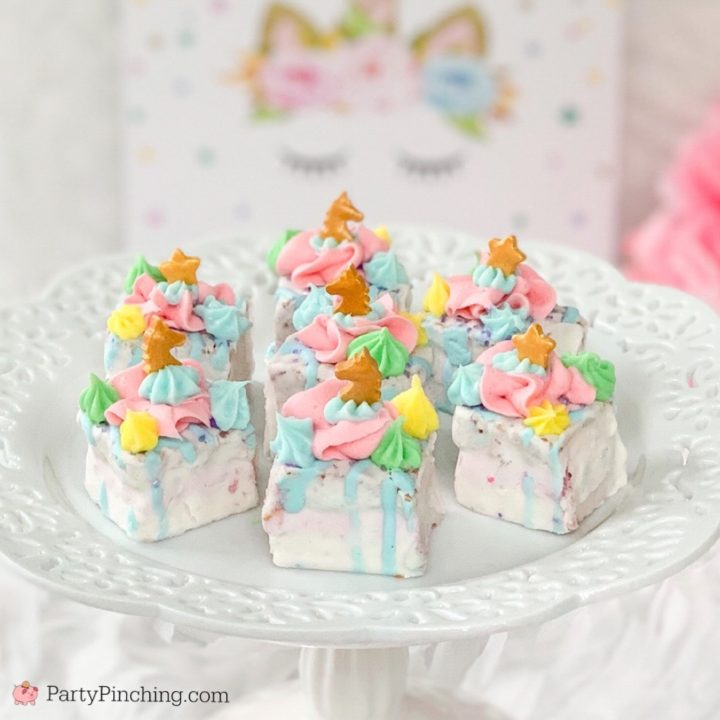 Unicorn Tea Cakes Best Unicorn Cake Recipe Best Petit Four Recipe