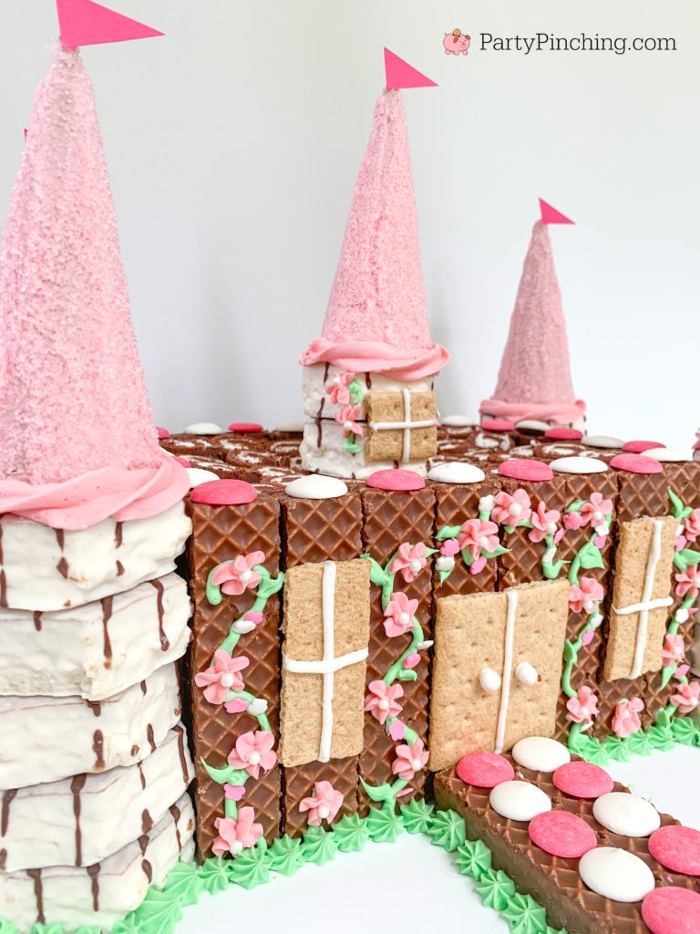 Castle Cake, Easy Castle Cake, Best Princess Party Ideas, Pink Princess Cake, Little Debbie Castle Cake, Fun Easy Creative Birthday Cake Ideas and Recipes, Fun Cakes for Kids, Best Birthday Cake Recipes