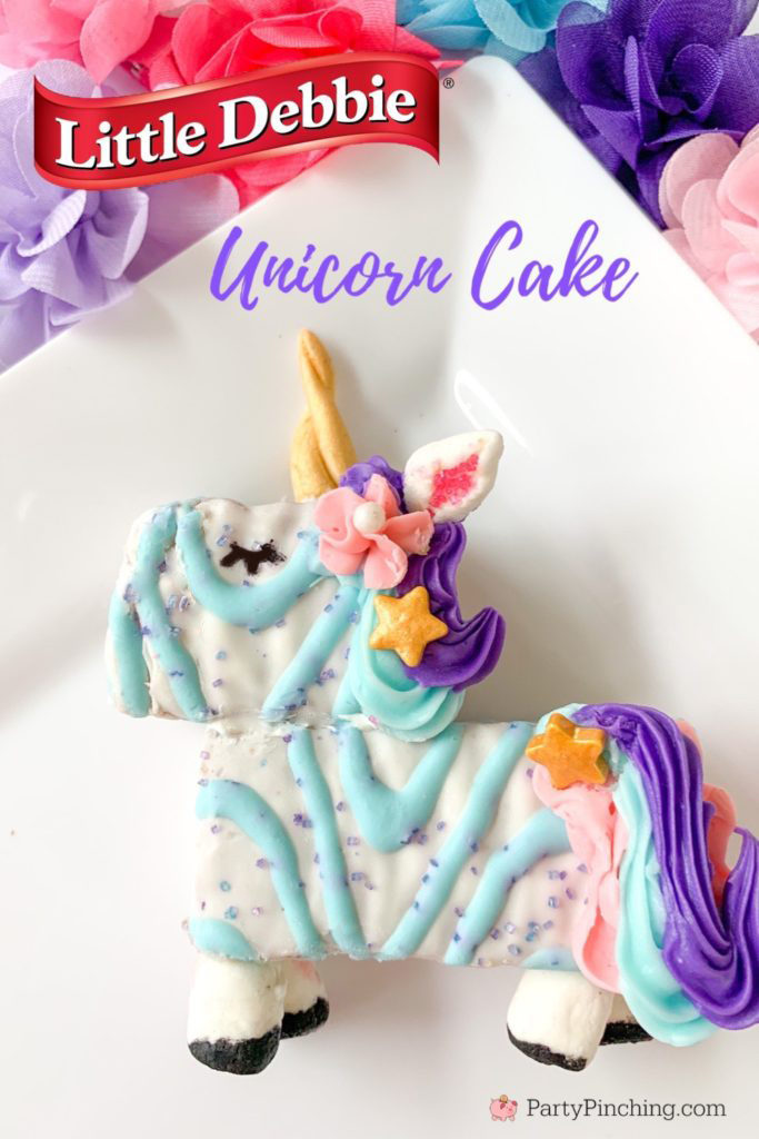 Unicorn Cake, Best Unicorn Cake Recipe, Easy Unicorn Cakes for Kids, No Bake Unicorn Cakes, Unicorn Food, Best Unicorn Party Ideas For Kids, Little Debbie Unicorn Cake,
