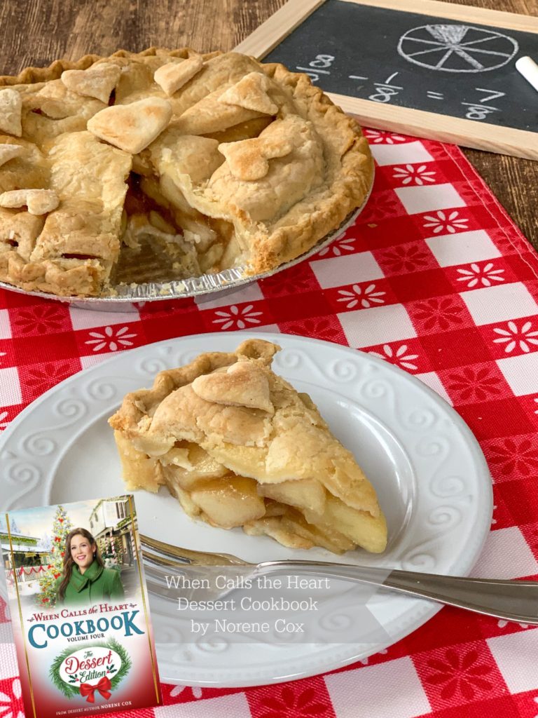 Fractions are easy as Pie apple pie, When Calls the Heart, Hallmark Channel, WCTH, Hearties, #Hearties, When Calls the Heart Food and Party Ideas, Canadian Recipe Ideas, Best Canadian Desserts, Little House on The Prairie, Party Pinching, Norene Cox Author, Hope Valley, 
