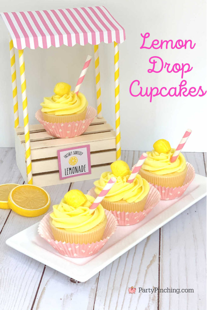 Lemon drop cupcakes, best lemon cake recipe, easy lemonade cake, best lemonade cake recipe