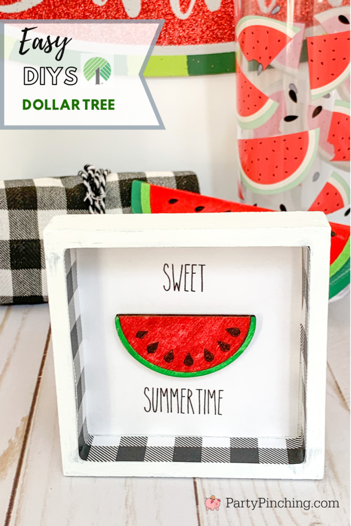 Dollar Tree Watermelon crafts, Rae Dunn DIY,  DIY watermelon decor craft ideas, best watermelon ideas, best Dollar Tree craft diy ideas, easy dollar Tree ideas, Watermelon sign craft, dollar tree, dollar general, best dollar store ideas crafts decor, farmhouse dollar tree sign craft decor easy cheap, dollar tree watermelon sign farmhouse